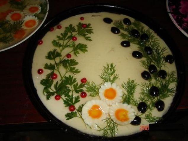 Украшение салатов у своими руками
