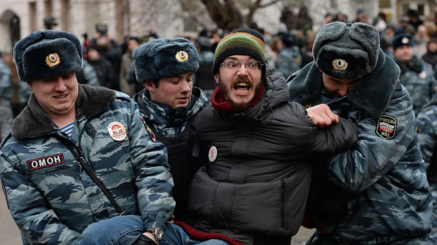 Россия - страна небитых оппозиционеров