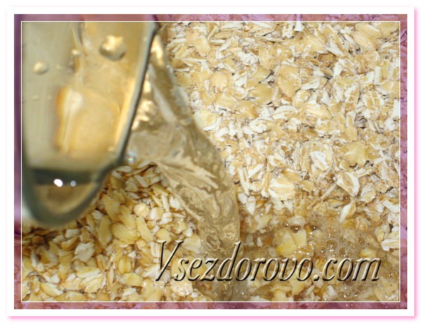 Геркулес заливаем водой