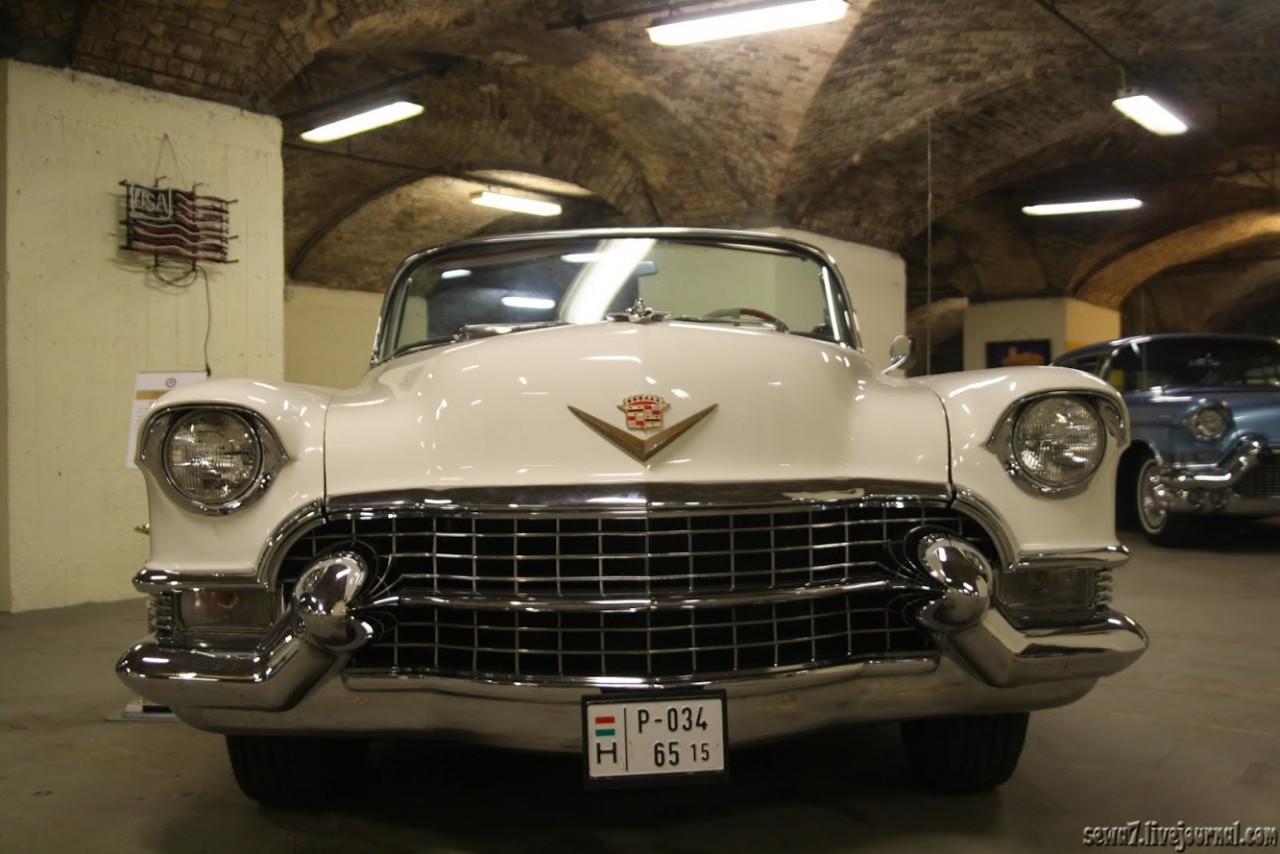 1955 Cadillac Eldorado кабриолет автомузей, будапешт, венгрия, музей, олдтаймер, ретро автомобили
