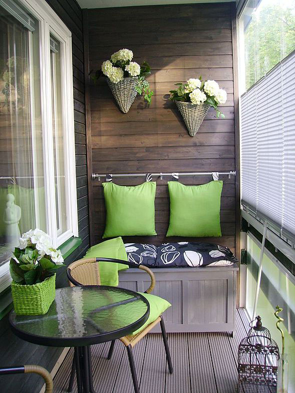 Зелёные идеи для балкона и дачи Original
