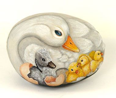 Роспись на камнях от Ernestina Gallina. Часть 2 Роспись на камнях