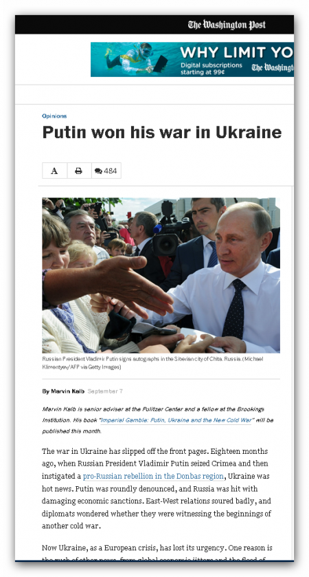 The Washington Post: Путин победил!