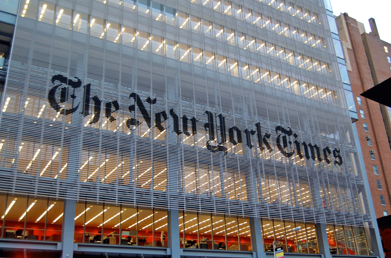 THE NEW YORK TIMES:          