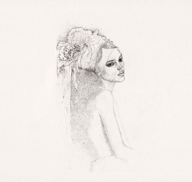 Деликатный пуантилизм в карандашных рисунках Наталии Бивол