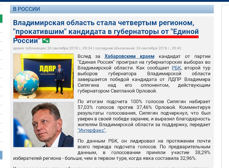 Плохие новости для несистемной оппозиции