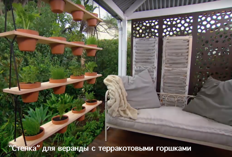 Дачный мастер-класс: клумба и «зелёная стенка» в терракотовых горшках Дачный мастер-класс: клумба и «зелёная стенка» в терракотовых горшках