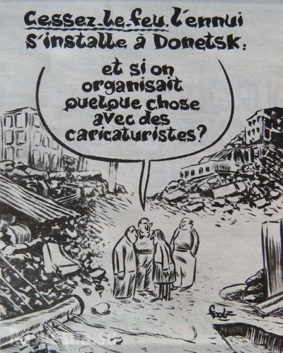 «Шарли Эбдо» в последнем номере опубликовали карикатуру о Донецке (ФОТО)