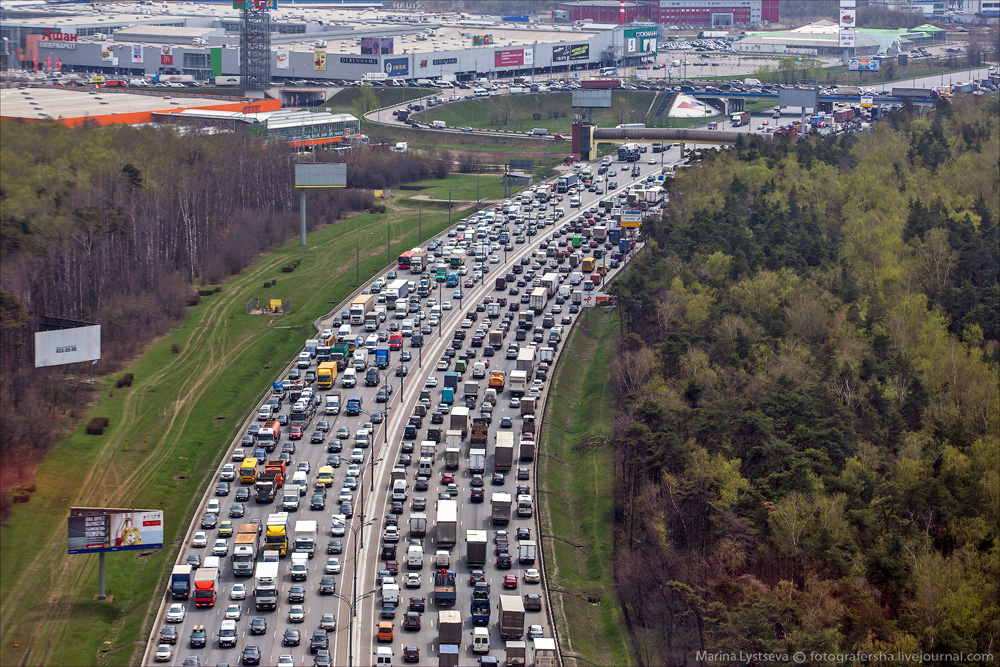 Пробки на МКАД 29.04.2015