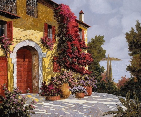 Художник Guido Borelli. Там ждёт тебя твой старый дом