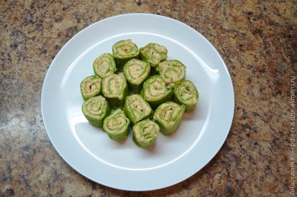Ёлочка из блинов
