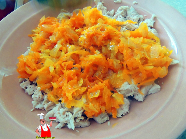 Салат с курицей и грибами. Салат с курицей и грибами.
