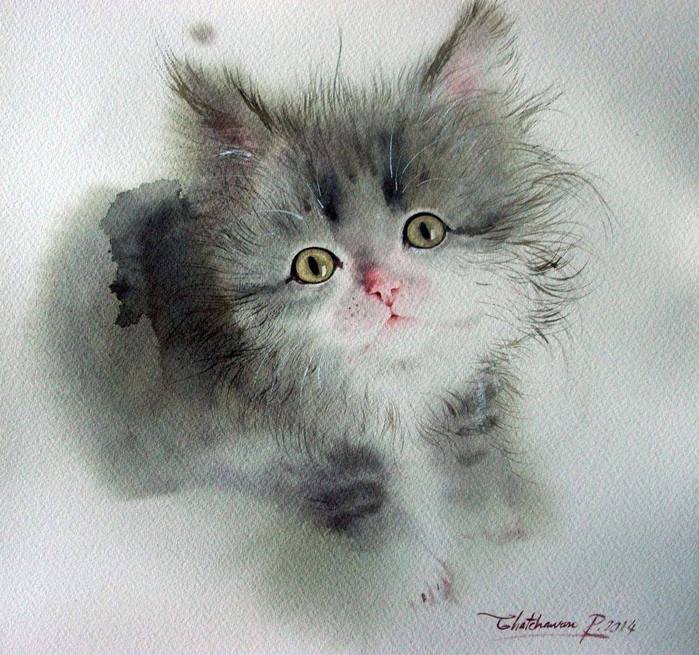 Watercolor by Chatchawarn Ruksa (700x655, 81Kb)