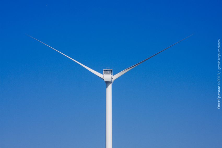 Украина, Экскурсия, фоторепортаж, ветроэлектростанция