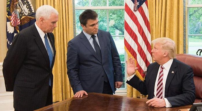 Трамп и Климкин Трамп и Климкин