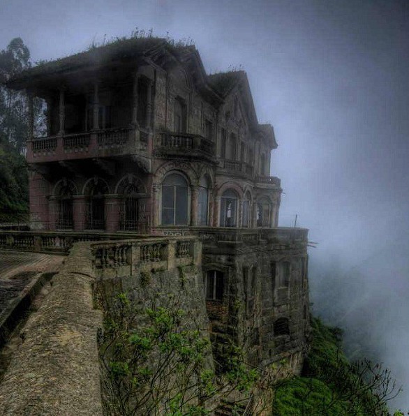 5. El Hotel del Salto в Колумбии заброшенные отели, отели-призраки