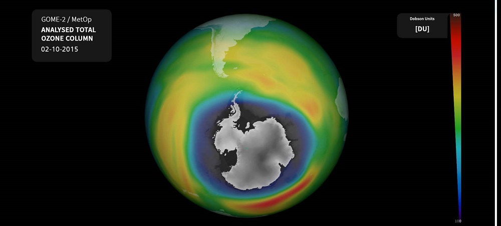 Озоновая дыра над Антарктидой стремительно расширяется