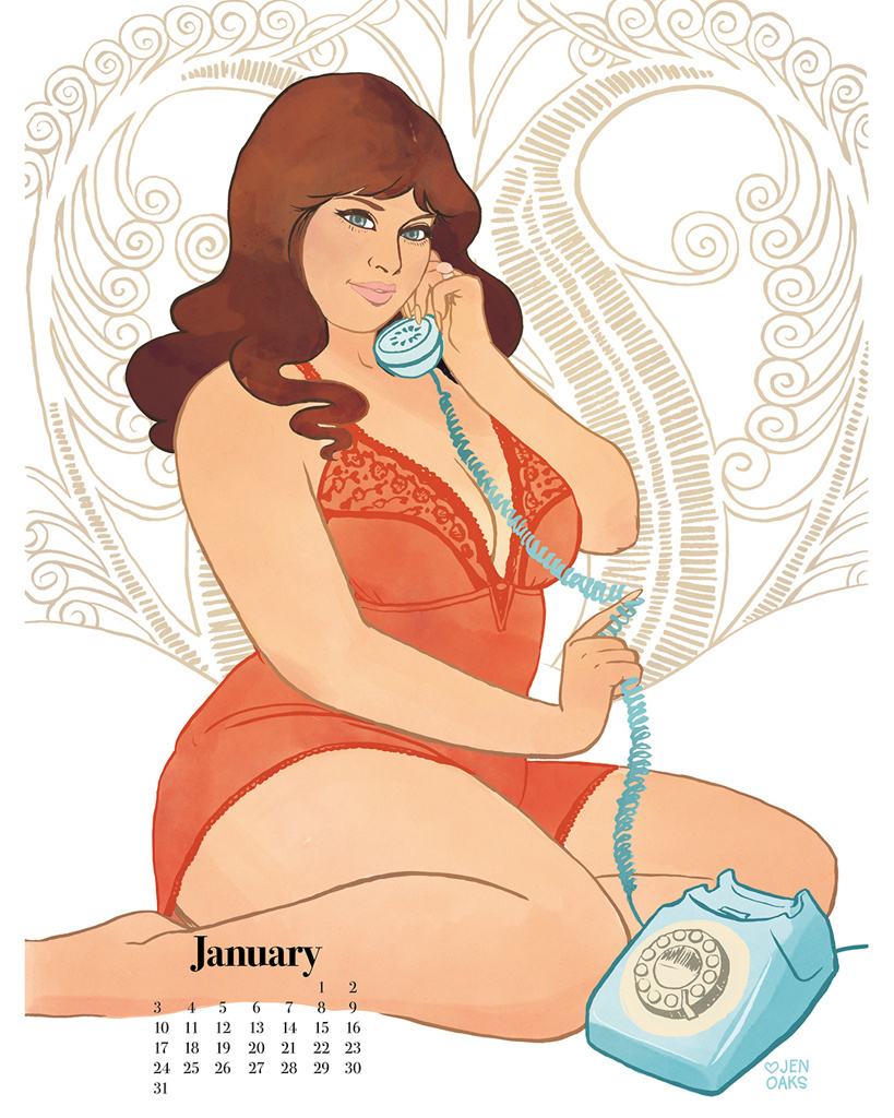 Chubby pin up