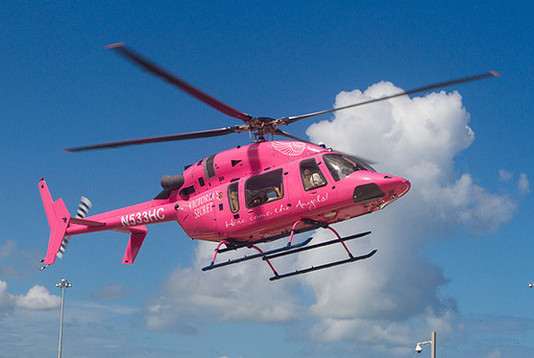 Розовый вертолет