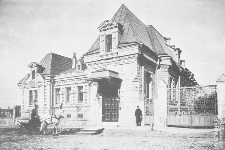 Особняк Шмита на Пресне. Сгорел во время восстания в 1905 году. Фото: Pastvu.com. Strana.Ru