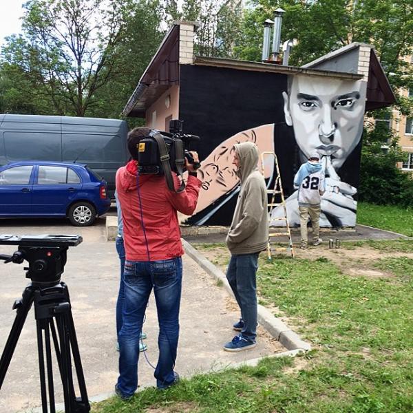 Стрит-арт команда HoodGraffTeam Стрит-арт команда HoodGraffTeam граффити, исскуство
