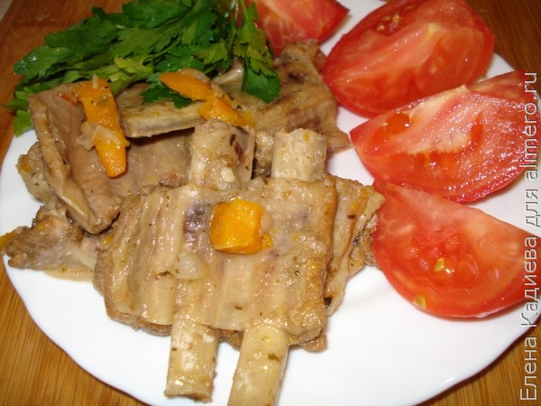 Бараньи ребрышки с овощами в мультиварке рецепт Бараньи ребрышки с овощами в мультиварке рецепт