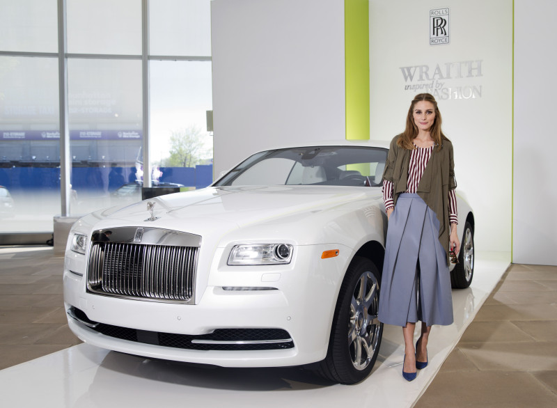 Fashion Icon Olivia Palermo Receives A First Look At Rolls-Royce Motor Cars' Latest Design Creation, Wraith "Inspired by Fashion" During The Global Debut Of The Stunning New Motor Car At An Exclusive Event In The Heart Of New York City