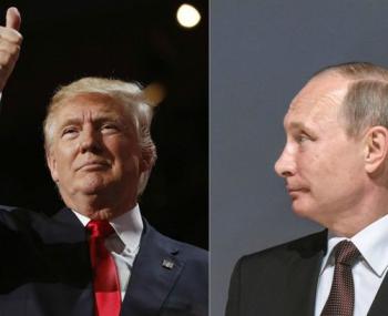 Трамп и Путин Трамп снимет санкции с России