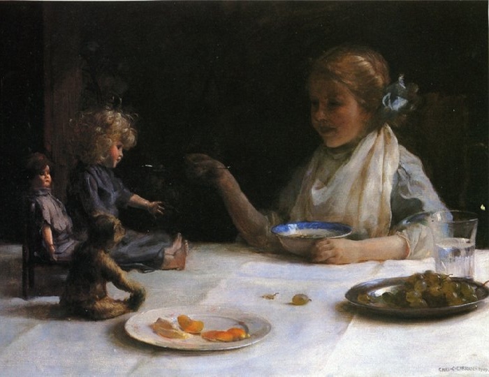 Чарльз Кортни Керран. Америка. (1861–1942) Вечеринка. 1919 год. Чарльз Кортни Керран. Америка. (1861–1942) Вечеринка. 1919 год.