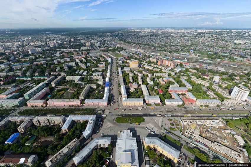 Барнаул, высота, вертолет, достопримечательности