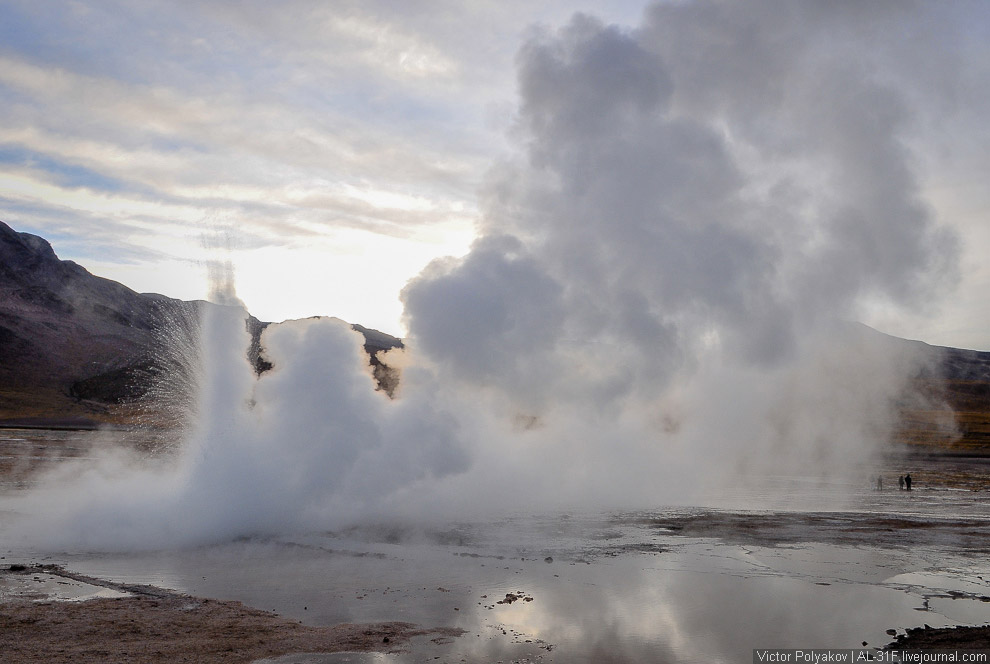 долина гейзеров El Tatio