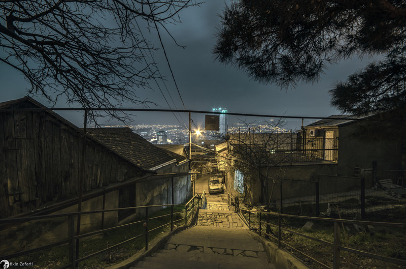 Ночной Тбилиси город, грузия, кавказ, ночь, своими руками, ссср