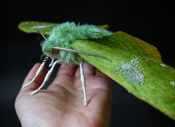 Удивительные текстильные насекомые от Юми Окита (Yumi Okita)