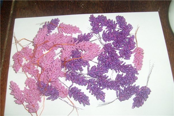 Сирень из бисера Сирень из бисера