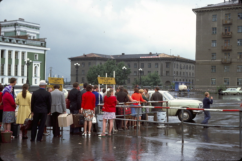 СССР из окна поезда в 1975 году