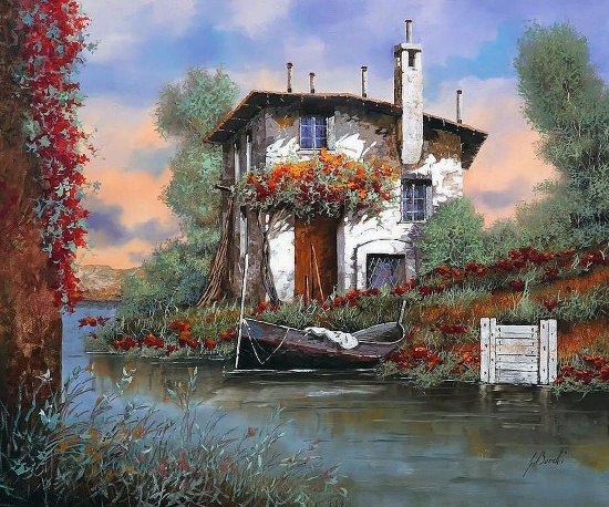 Художник Guido Borelli. Там ждёт тебя твой старый дом