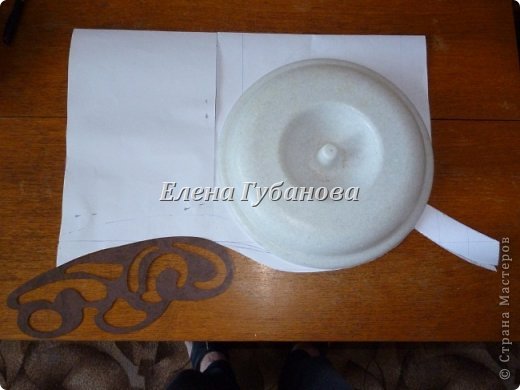 Мастер-класс Поделка изделие Выпиливание Плетение СТОЛ ИЗ БУМАЖНОГО РОТАНГА Кожа Трубочки бумажные Фанера фото 3