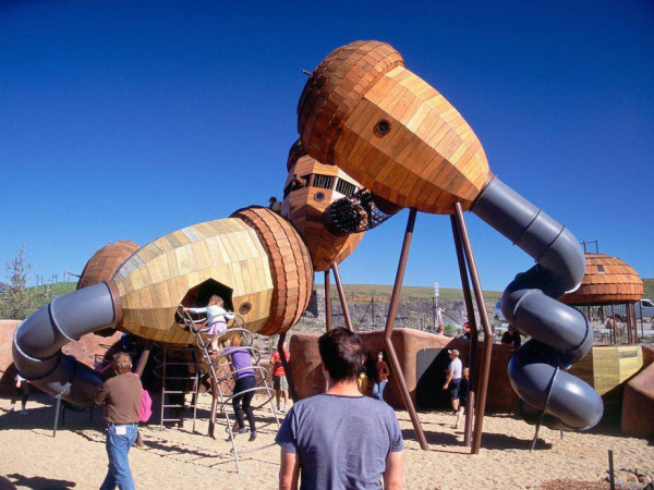 the-national-arboretum-located-in-canberra-australia-is-home-to-around-100-forests-filled-with-rare-and-endangered-trees-the-pod-playground-and-its-giant-acorns-created-by-tcl-taylor-cul