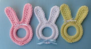 Whiskers & Wool: Easter Bunny Ring Decoration - Free Pattern