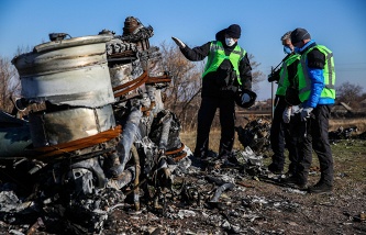На месте крушения Boeing 777 в Донецкой области, 6 ноября 2014 года 