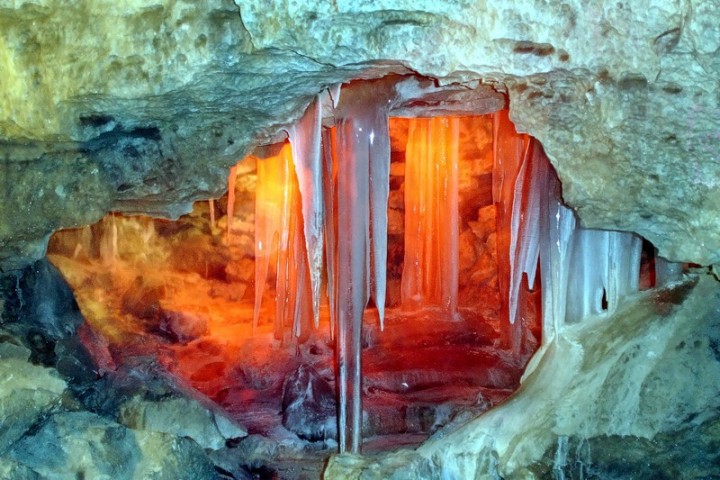 Кунгурская ледяная пещера, Россия интересное, пещеры
