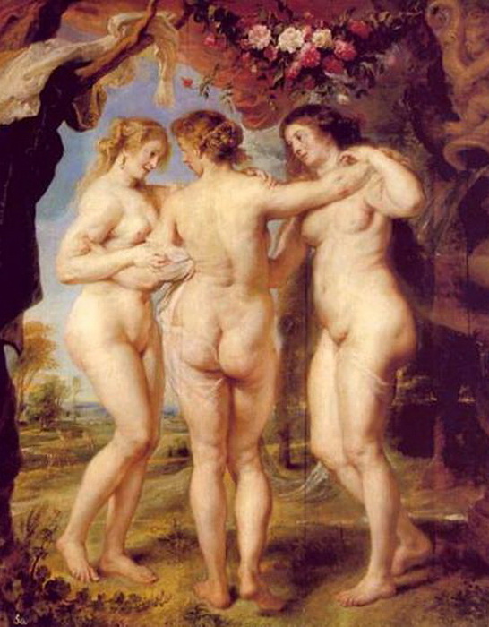 Три Грации, Рубенс, 1639 год Три Грации, Рубенс, 1639 год