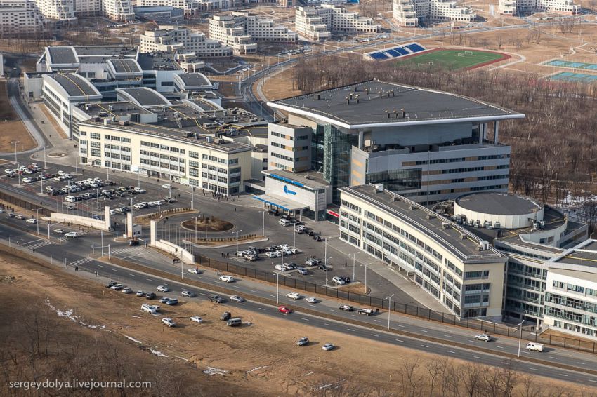 вертолет, высота, полет, владивосток, Русский остров