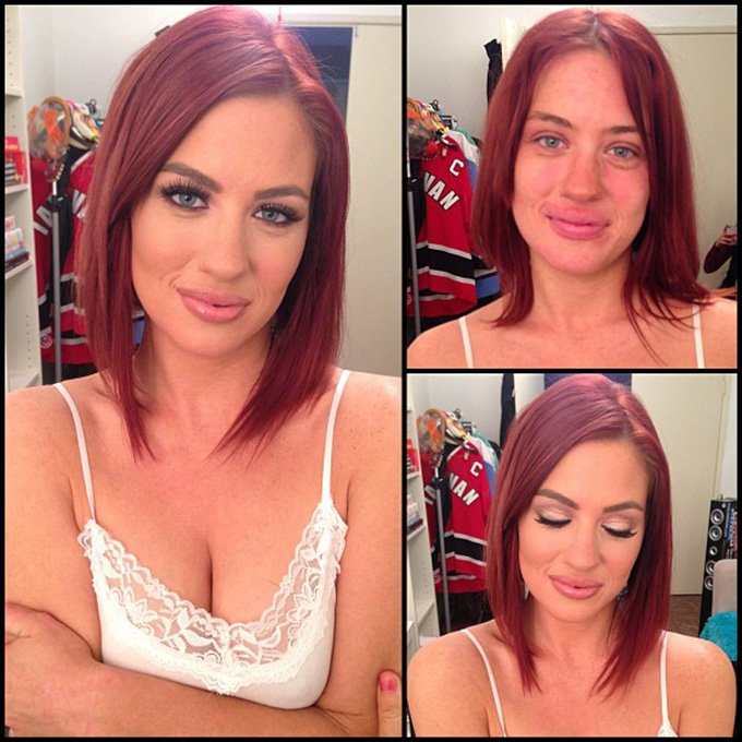 Профессиональная косметика и макияж, фото до и после