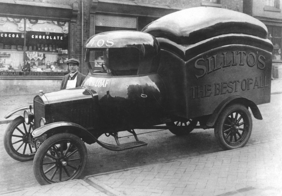 Необычный дизайн грузовика (1925). Транспортные средства, автодизайн, история, ретро фото