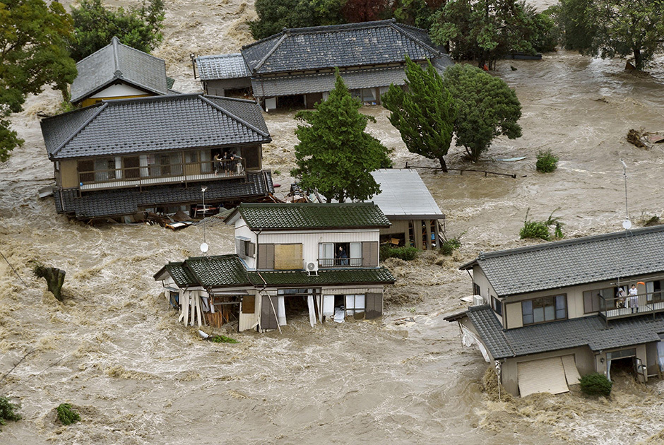 Что наделал в Японии тропический шторм
