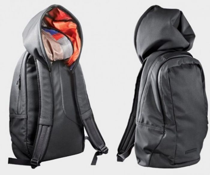 Рюкзак с капюшоном дизайн, идея, креатив