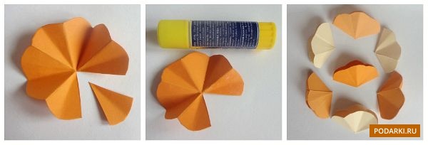 Pop-up открытка с цветами Pop-up открытка с цветами