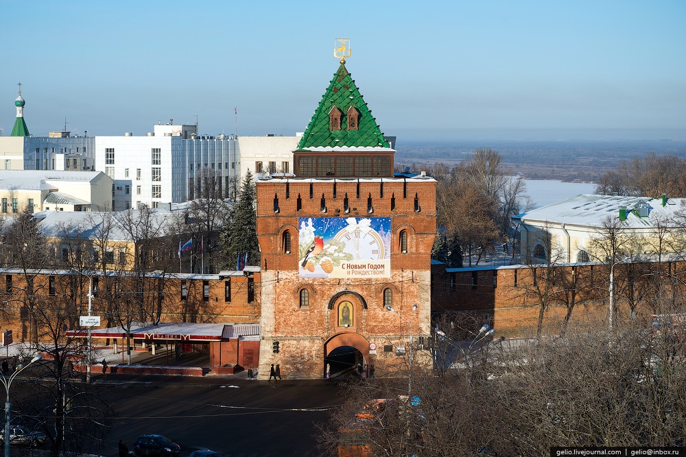 Сказочный зимний Нижний Новгород