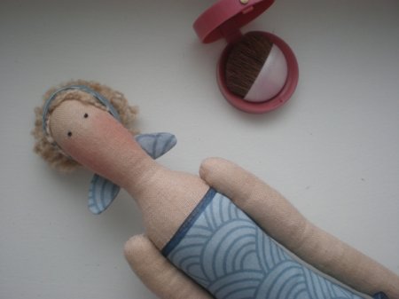 Тильда Пляжница: выкройка и мастер класс по шитью куклы от Анастасии Коломакиной